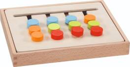 Kolorowa tablica do sortowania w drewnianym pudełku Goki