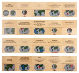 Geograficzne memory Lądy i oceany na Ziemi