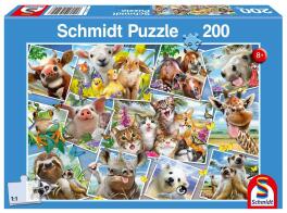 Puzzle 200 Zwierzątka robią selfie G3