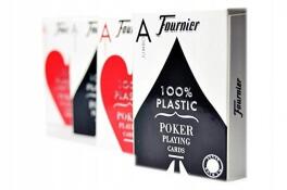 Jumbo Poker 100% plastik FOURNIER
