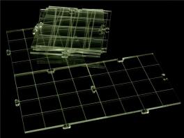 Akrylowa plansza modularna suchościeralna
