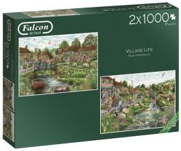 Puzzle 2x1000 Falcon Życie na wsi G3