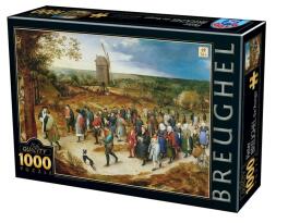 Puzzle 1000 Brueghel, Procesja małżenska