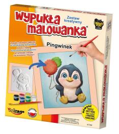 Wypukła Malowanka - Mały Pingwinek