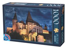 Puzzle 1000 Rumunia, Zamek Corvin nocą