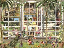 Puzzle 1000 Ogród pełen sztuki,Barbara Behr
