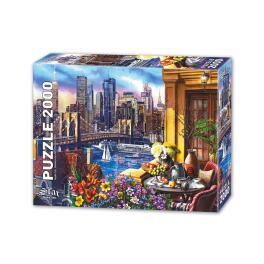 Puzzle 2000 Miasto nocą- Nowy York