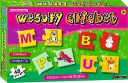 Puzzle edukacyjne Wesoły alfabet