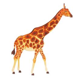 Puzzle drewniane 3D Do Malowania Żyrafa