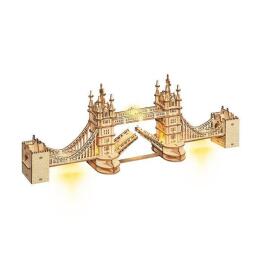 Puzzle Drewniane 3D LED Tower Bridge