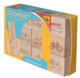 Domino drewniane - pojazdy