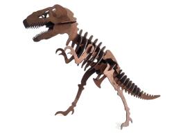 Puzzle drewniane 3D Szkielet t-rexa