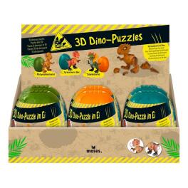 Dino Puzzle 3D w Jajku MIX