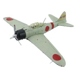 Puzzle Metalowe Model 3D - Samolot Mitsubishi A6M