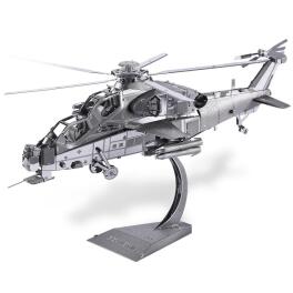 Puzzle Metalowe Model 3D - Helikopter WUZHI-10