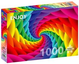 Puzzle 1000 Gradientowy kolorowy wir