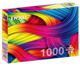 Puzzle 1000 Kolorowa dzianina