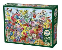 Puzzle 1000 Ogród pełen motyli