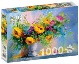 Puzzle 1000 Bukiet z żółtymi kwiatami