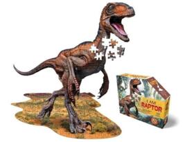 Puzzle konturowe 100 I am - Raptor