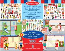 Zestaw kreatywny z naklejkami Moje miasto Melissa & Doug